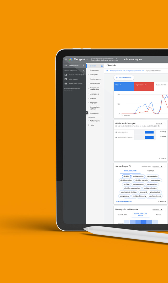 schreinerei haas google-analyse