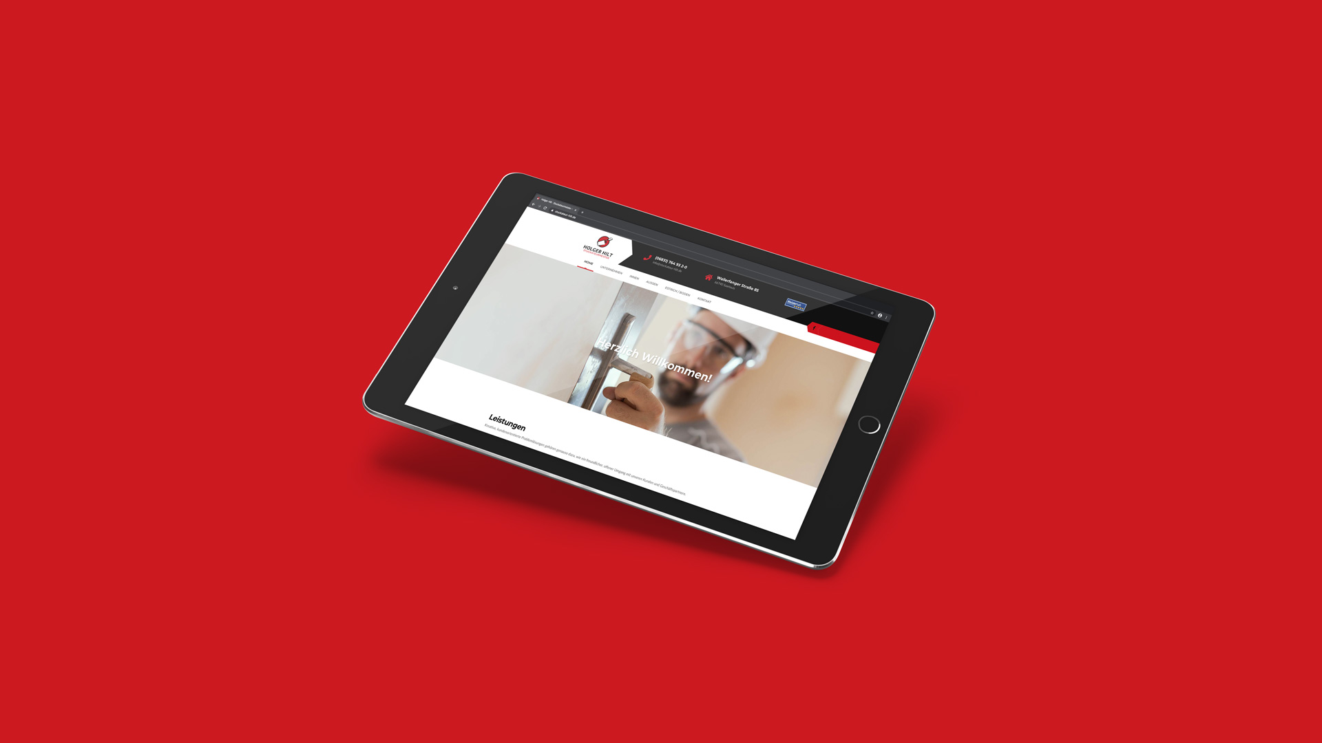 holger hilt responsive website